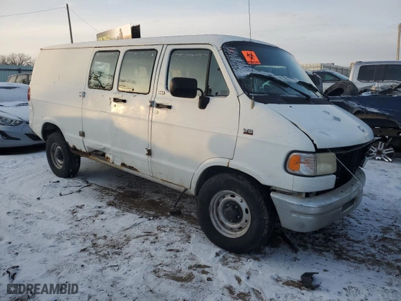1995 Dodge Ram Van with VIN 2B7HB21Y6SK555744, listed as a Copart auction lot 88470965 with NaN miles and Salvage Title. Bid and sale history available at carsss.com. Image 4.