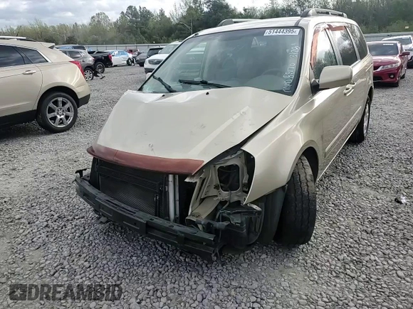 2008 Kia Sedona LX with VIN KNDMB233086221992, listed as a Copart auction lot 51444395 with 126,480 mi miles and Salvage Title. Bid and sale history available at carsss.com. Image 12.