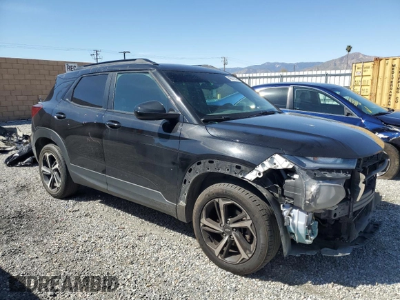 2022 Chevrolet TrailBlazer RS with VIN KL79MTSL2NB041386, listed as a Copart auction lot 49811945 with 262,120 mi miles and Salvage Title. Bid and sale history available at carsss.com. Image 4.