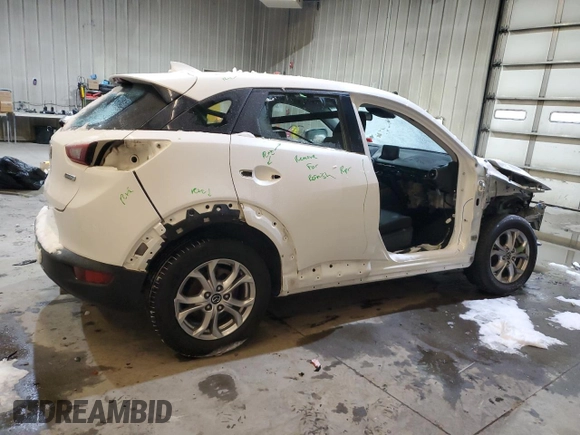 2019 Mazda CX-3 Sport with VIN JM1DKFB70K0435953, listed as a Copart auction lot 88454285 with 52,778 mi miles and Salvage Title. Bid and sale history available at carsss.com. Image 3.