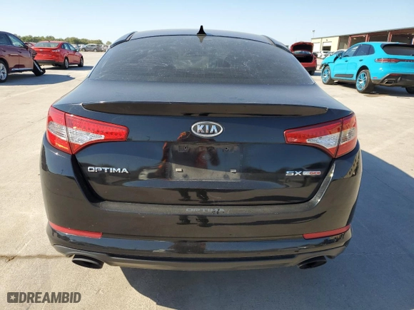 2012 Kia Optima SX with VIN 5XXGR4A66CG073102, listed as a Copart auction lot 74834154 with 108,249 mi miles and Salvage Title. Bid and sale history available at carsss.com. Image 6.