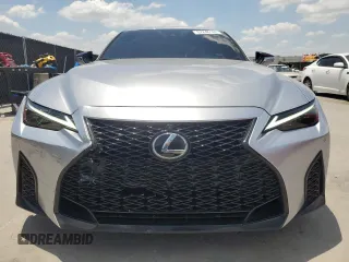 2023 Lexus IS 350 F Sport with VIN JTHGZ1B22P5069924, listed as a Copart auction lot 57846165 with 19,862 mi miles and Salvage title. Bid and sale history available at DreamBid. Image 5.