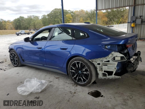2023 BMW i4 M50 z VIN WBY33AW00PFP23418, wystawiony jako Copart lot #79086904 z przebiegiem 14 293 mil mil oraz Szkoda całkowita • Salvage title. Historia ofert i sprzedaży dostępna na DreamBid. Obrazek 2.