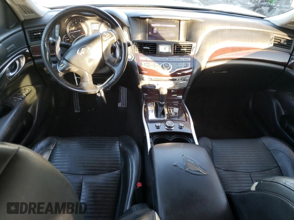 2012 Infiniti M37 with VIN JN1BY1AP8CM332769, listed as a Copart auction lot 83674724 with 416,482 mi miles and Salvage Title. Bid and sale history available at carsss.com. Image 8.