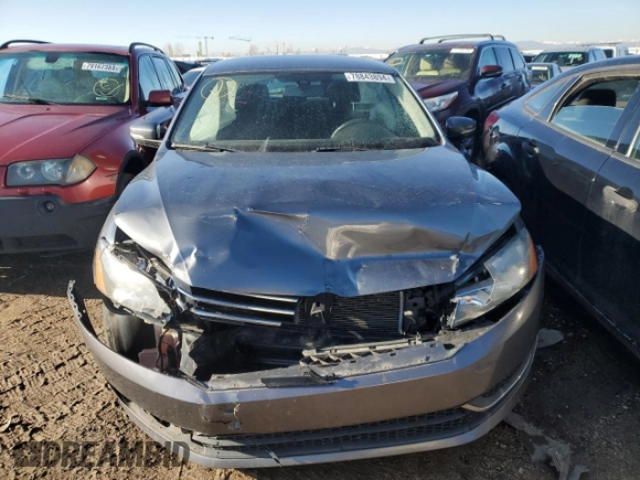 2014 Volkswagen Passat S with VIN 1VWAS7A35EC092113, listed as a Copart auction lot 78843894 with 130,492 mi miles and Salvage Title. Bid and sale history available at carsss.com. Image 5.
