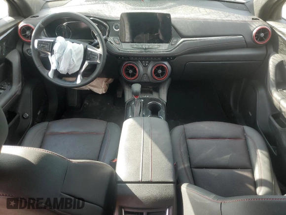2025 Chevrolet Blazer RS with VIN 3GNKBKRS2SS102230, listed as a Copart auction lot 43135005 with 9,194 mi miles and Salvage title. Bid and sale history available at DreamBid. Image 8.