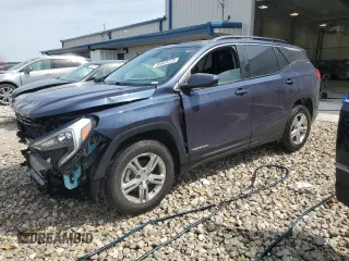 2019 GMC Terrain SLE z VIN 3GKALTEV5KL120095, wystawiony jako Copart lot #55522275 z przebiegiem 86 435 mil mil oraz Czysty tytuł • Clean title. Historia ofert i sprzedaży dostępna na DreamBid. Obrazek 1.