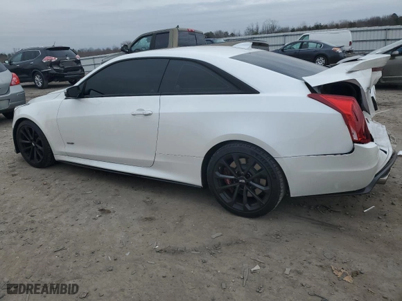2017 Cadillac ATS-V Coupe with VIN 1G6AN1RY8H0160646, listed as a Copart auction lot 84996484 with 62,770 mi miles and Salvage Title. Bid and sale history available at carsss.com. Image 2.
