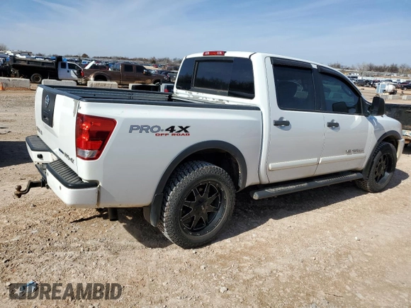 2011 Nissan Titan SL with VIN 1N6BA0EC8BN321974, listed as a Copart auction lot 43952785 with 145,137 mi miles and Salvage Title. Bid and sale history available at carsss.com. Image 3.