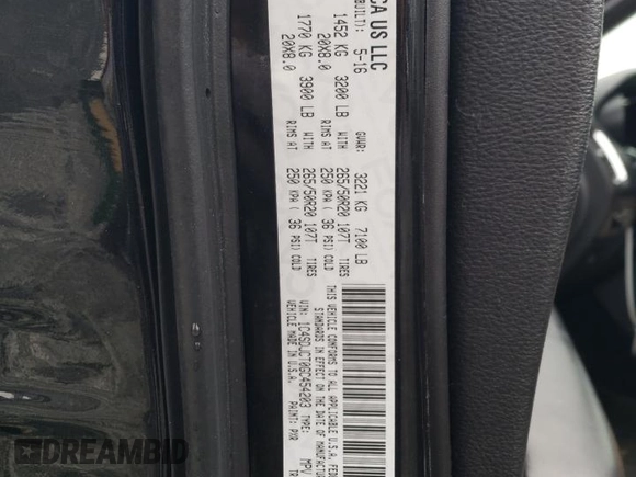 2016 Dodge Durango R/T z VIN 1C4SDJCT0GC454203, wystawiony jako Copart lot #52600155 z przebiegiem 143 634 mil mil oraz Szkoda całkowita • Salvage title. Historia ofert i sprzedaży dostępna na DreamBid. Obrazek 13.