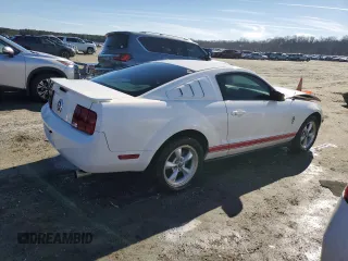 2007 Ford Mustang Deluxe with VIN 1ZVFT80N875311830, listed as a Copart auction lot 87480934 with 204,184 mi miles and Salvage Title. Bid and sale history available at carsss.com. Image 3.