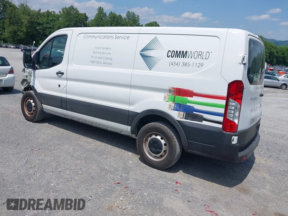 2021 Ford Transit Cargo with VIN 1FTYE1Y82MKA02296, listed as a IAAI auction lot 42377720 with 50,942 mi miles and . Bid and sale history available at DreamBid. Image 3.