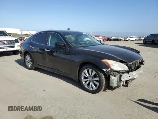 2011 Infiniti M37 with VIN JN1BY1AP0BM324986, listed as a Copart auction lot 53671215 with 187,490 mi miles and Salvage Title. Bid and sale history available at carsss.com. Image 4.