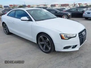 2014 Audi A5 Premium Plus with VIN WAULFAFR1EA009649, listed as a IAAI auction lot 41925835 with 83,455 mi miles and . Bid and sale history available at DreamBid. Image 1.