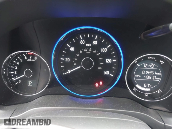 2022 Honda HR-V Sport with VIN 3CZRU6H18NM774913, listed as a IAAI auction lot 40843376 with 14,351 mi miles. Bid and sale history available at carsss.com. Image 16.