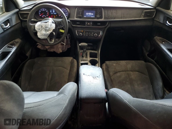 2016 Kia Optima LX with VIN 5XXGT4L35GG035838, listed as a Copart auction lot 59261495 with 128,848 mi miles and Salvage title. Bid and sale history available at DreamBid. Image 8.