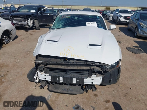 2020 Ford Mustang EcoBoost with VIN 1FA6P8TH6L5146258, listed as a IAAI auction lot 41878195 with 52,606 mi miles and . Bid and sale history available at DreamBid. Image 6.
