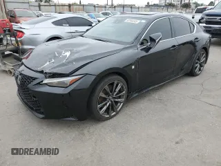 2022 Lexus IS 350 F Sport with VIN JTHGZ1B24N5052989, listed as a Copart auction lot 62594345 with 41,489 mi miles and Salvage title. Bid and sale history available at DreamBid. Image 1.