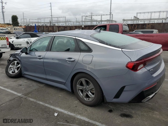 2021 Kia K5 LXS with VIN 5XXG14J2XMG028122, listed as a Copart auction lot 47666905 with 21,804 mi miles and Salvage Title. Bid and sale history available at carsss.com. Image 2.