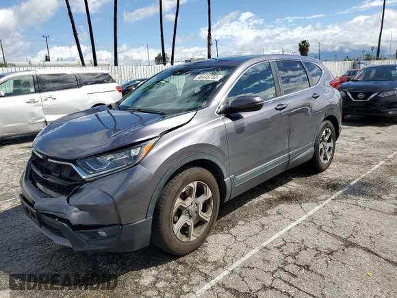 2019 Honda CR-V EX with VIN 7FARW1H52KE024241, listed as a Copart auction lot 46445733 with 54,145 mi miles and . Bid and sale history available at DreamBid. Image 1.