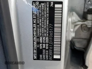 2001 Mercedes-Benz C 230/260/280/320 с VIN WDBRF61J31F065177, выставлен на аукционе Copart как лот 47921885 с пробегом 102 163 миль миль и Списание • Salvage title. История ставок и продаж доступна на DreamBid. Изображение 12.