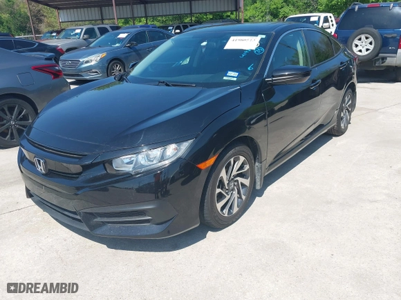 2017 Honda Civic Sedan EX with VIN 19XFC2F71HE080722, listed as a IAAI auction lot 41980513 with 68,587 mi miles. Bid and sale history available at carsss.com. Image 17.