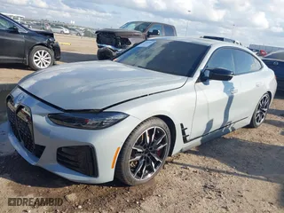 2023 BMW i4 M50 with VIN WBY33AW05PFN50561, listed as a IAAI auction lot 41248362 with 20,546 mi miles. Bid and sale history available at carsss.com. Image 22.