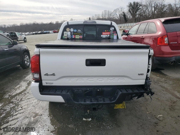 2020 Toyota Tacoma 4WD SR5 with VIN 3TMCZ5AN8LM367756, listed as a Copart auction lot 42296655 with 49,868 mi miles and Salvage Title. Bid and sale history available at carsss.com. Image 6.