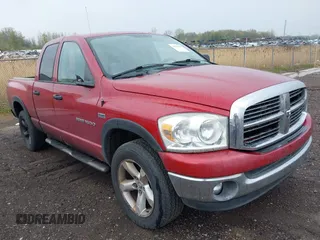 2007 Dodge 1500 SLT with VIN 1D7HU18217S189166, listed as a IAAI auction lot 42168002 with 264,304 mi miles. Bid and sale history available at carsss.com. Image 1.