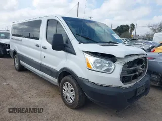 2019 Ford Transit Passenger XL with VIN 1FBZX2YM5KKA48112, listed as a IAAI auction lot 41518013 with 163,856 mi miles. Bid and sale history available at carsss.com. Image 1.
