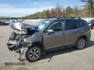 2020 Subaru Forester Premium with VIN JF2SKAJC9LH579949, listed as a Copart auction lot 56030115 with 21,358 mi miles and Salvage title. Bid and sale history available at DreamBid. Image 1.