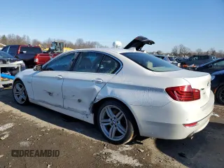 2014 BMW 5 Series 535i xDrive with VIN WBA5B3C55ED530874, listed as a Copart auction lot 86071814 with 95,007 mi miles and Salvage Title. Bid and sale history available at carsss.com. Image 2.