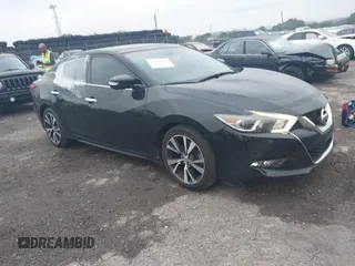 2016 Nissan Maxima Platinum with VIN 1N4AA6AP8GC383782, listed as a IAAI auction lot 42668619 with 76,979 mi miles and . Bid and sale history available at DreamBid. Image 1.