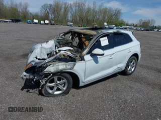 2021 Audi Q5 Premium z VIN WA1AAAFY5M2110311, wystawiony jako IAAI lot #42154914 z przebiegiem Nie podano mil oraz . Historia ofert i sprzedaży dostępna na DreamBid. Obrazek 2.