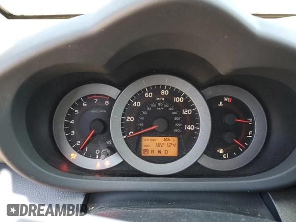 2007 Toyota RAV4 Sport with VIN JTMBK32V676013811, listed as a Copart auction lot 65245215 with 182,124 mi miles and Salvage title. Bid and sale history available at DreamBid. Image 9.
