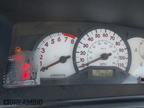 2003 Toyota Corolla CE with VIN 1NXBR32E83Z083002, listed as a IAAI auction lot 42229105 with 294,687 mi miles and . Bid and sale history available at DreamBid. Image 7.
