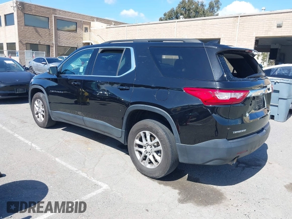 2021 Chevrolet Traverse LT Cloth with VIN 1GNERGKW9MJ162089, listed as a IAAI auction lot 41944248 with 99,586 mi miles. Bid and sale history available at carsss.com. Image 3.