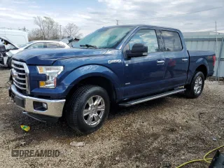 2016 Ford F-150 XLT with VIN 1FTEW1EP8GFA10766, listed as a Copart auction lot 53905895 with 104,553 mi miles and Salvage Title. Bid and sale history available at carsss.com. Image 1.