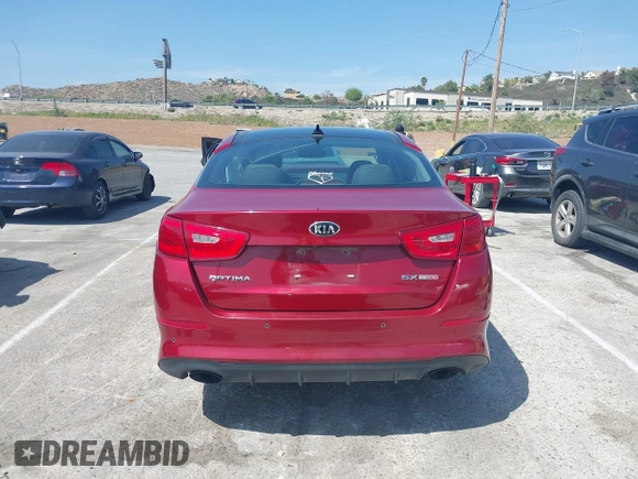2014 Kia Optima SXL Turbo with VIN 5XXGR4A69EG293806, listed as a IAAI auction lot 42088106 with Not Provided miles and . Bid and sale history available at DreamBid. Image 16.