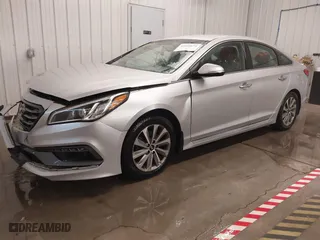 2015 Hyundai Sonata 2.4L Sport with VIN 5NPE34AF3FH141616, listed as a IAAI auction lot 41005650 with 138,291 mi miles. Bid and sale history available at carsss.com. Image 17.