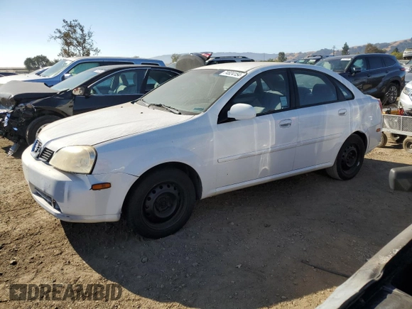 2004 Suzuki Forenza S z VIN KL5JD52Z14K950658, wystawiony jako Copart lot #74824154 z przebiegiem 99 150 mil mil oraz Tytuł czysty. Historia ofert i sprzedaży dostępna na DreamBid. Obrazek 1.