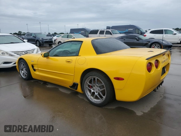 2002 Chevrolet Corvette Z06 with VIN 1G1YY12S025105250, listed as a Copart auction lot 74154304 with 0 mi miles and Salvage Title. Bid and sale history available at carsss.com. Image 2.