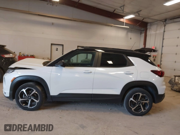2022 Chevrolet TrailBlazer RS with VIN KL79MUSL9NB015079, listed as a IAAI auction lot 42037322 with 73,701 mi miles and . Bid and sale history available at DreamBid. Image 14.