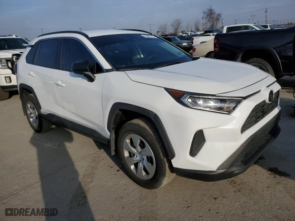 2021 Toyota RAV4 LE with VIN 2T3H1RFV3MW166926, listed as a Copart auction lot 45997315 with 54,244 mi miles and Salvage Title. Bid and sale history available at carsss.com. Image 4.