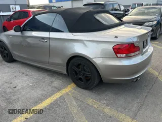 2011 BMW 1 Series 128i with VIN WBAUL7C53BVM80806, listed as a Copart auction lot 53925745 with 118,193 mi miles and Clean Title. Bid and sale history available at carsss.com. Image 3.