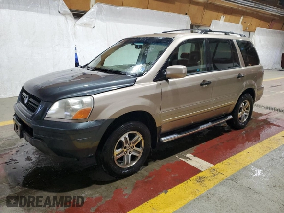 2005 Honda Pilot EX-L z VIN 5FNYF18685B063243, wystawiony jako Copart lot #52329165 z przebiegiem 200 020 mil mil oraz Czysty tytuł • Clean title. Historia ofert i sprzedaży dostępna na DreamBid. Obrazek 1.
