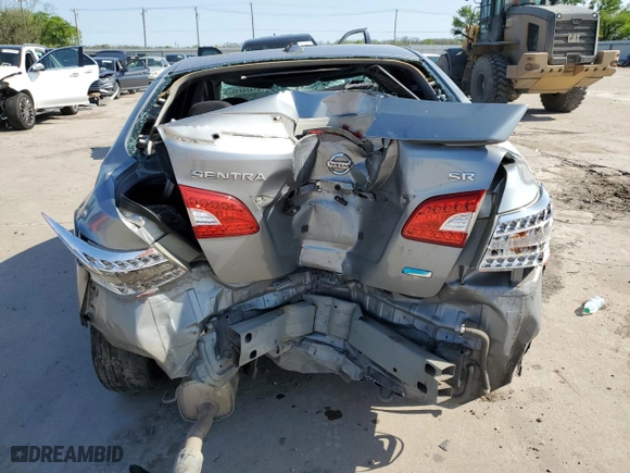 2014 Nissan Sentra SR with VIN 3N1AB7AP8EY309315, listed as a Copart auction lot 51424415 with 180,041 mi miles and Non Repairable. Bid and sale history available at carsss.com. Image 6.