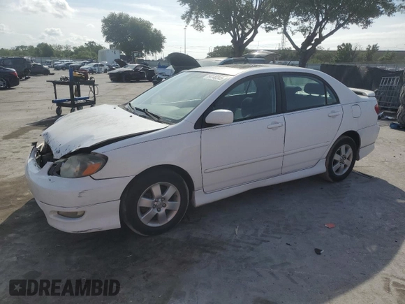 2008 Toyota Corolla CE with VIN 1NXBR32E58Z996548, listed as a Copart auction lot 54140345 with 157,157 mi miles and Salvage Title. Bid and sale history available at DreamBid. Image 1.