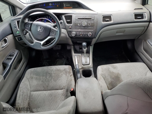2014 Honda Civic Sedan LX with VIN 19XFB2F53EE248308, listed as a Copart auction lot 53299195 with 276,980 mi miles and Clean Title. Bid and sale history available at carsss.com. Image 8.