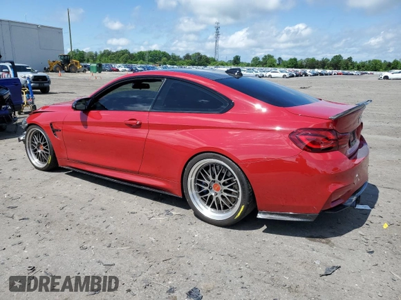 2020 BMW M4 z VIN WBS4Y9C05LFJ77020, wystawiony jako Copart lot #56002775 z przebiegiem 31 953 mil mil oraz Szkoda całkowita • Salvage title. Historia ofert i sprzedaży dostępna na DreamBid. Obrazek 2.